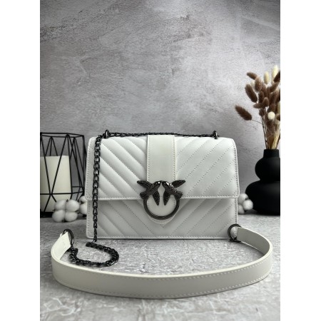 Сумка PINKO white діагональ ????