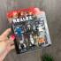 Фигурки герои лего набор Майнкрафт с оружием, набор фигурок в коробочке Minecraft Roblox