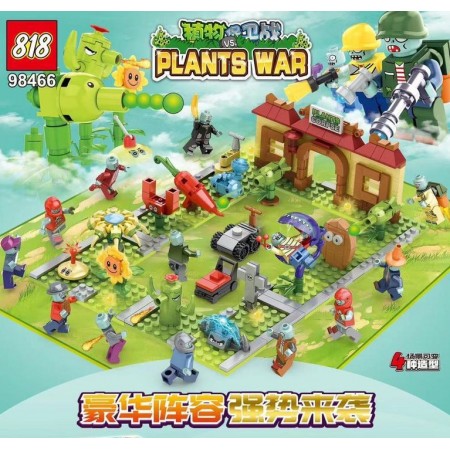 Дитячий конструктор Рослини проти Зомбі лего Plants vs Zombies фігурки