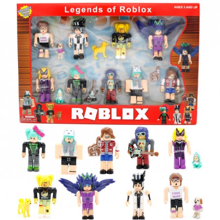Игровые фигурки Roblox в коробке, игрушечные человечки Роблокс набор из 9 фигурок