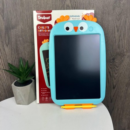 Детская доска планшет для рисования lcd, планшетка для художества детская 12 дюймов Голубой