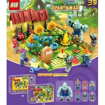 Дитячий конструктор Рослини проти Зомбі лего Plants vs Zombies фігурки