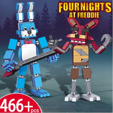 Детский конструктор Аниматроники Four Nights At Freddie Bonnie Fox 5 ночей с Фредди фигурки лего