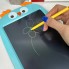 Детская доска планшет для рисования lcd, планшетка для художества детская 12 дюймов Голубой