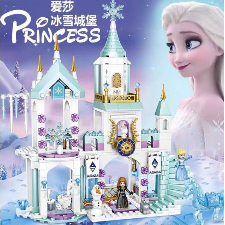 Детский конструктор Холодное Сердце Принцесса Frozen замок лего Эльза для девочек