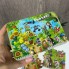 Детские пазлы развивающие Plants vs Zombies в металлической коробочке, пазлы для детей Растения против Зомби
