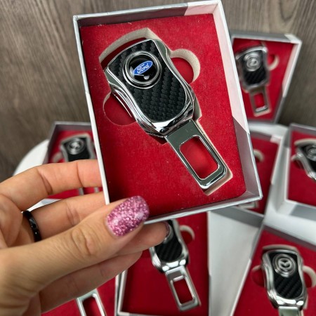 Переходник ремня безопасности на подарок в коробочке Toyota, BMW, Lexus, Mazda, Nissan, Subaru заглушка Ford