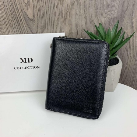 Кожаный мужской клатч портмоне MD Collection Турция. Многофункциональный кошелек для мужчин люкс