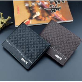 Мужской классический кошелек портмоне в клеточку