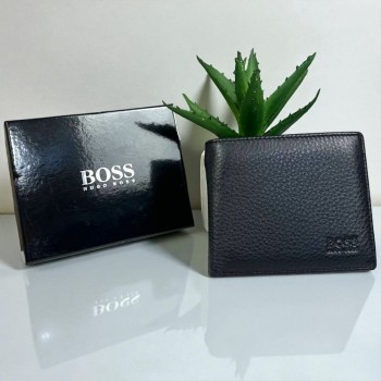 Мужской кожаный кошелек стиль Hugo Boss черный , портмоне Босс натуральная кожа в коробке Мужской кожаный кошелек стиль Hugo Boss черный , портмоне Босс натуральная кожа в коробке