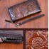 Женский кожаный клатч кошелек стильный и модный | Клатч-кошелек из натуральной кожи