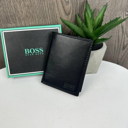 Мужской кожаный кошелек стиль Босс, модный портмоне натуральная кожа Boss