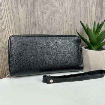 Мужской кожаный кошелек клатч черный люкс Calvin Klein, мужское портмоне натуральная кожа Кельвин Кляйн Мужской кожаный кошелек клатч черный люкс Calvin Klein, мужское портмоне натуральная кожа Кельвин Кляйн