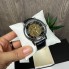 Мужские наручные механические часы Winner Original Skeleton механика в коробке Черный с серебром