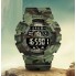 Мужские спортивные камуфляжные смарт часы SMAEL 8013 smart watch, наручные спорт часы военные армейские Зеленый камуфляж