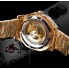 Мужские механические наручные часы Winner Skeleton с открытым механизмом, часы скелетон золотистые люкс