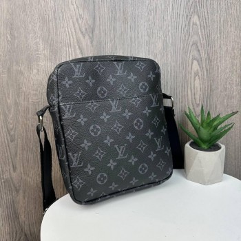 Мужская сумка планшетка стиль Луи Витон, качественная барсетка на плечо