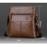 Якісна чоловіча сумка планшетка Кенгуру, сумка-планшет на плече для чоловіків Світло-коричневий