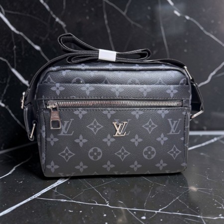 Мужская сумка бананка на грудь люкс качество, барсетка на плечо стиль Луи Витон