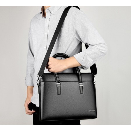 Мужская сумка портфель для документов формат А4, деловой портфель руководителя, сумка для ноутбука эко кожа