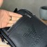 Мужская сумка барсетка стиль Армани, модная сумка-планшетка Armani черная