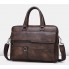 Мужская сумка для ноутбука Jeep эко кожа портфель для планшета документов папок А4 Темно-коричневый