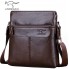 Якісна чоловіча сумка планшетка Кенгуру, сумка-планшет на плече для чоловіків Темно-коричневий