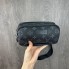 Мужская поясная сумка барсетка стиль Луи Витон, сумка-бананка на грудь черная Louis Vuitton