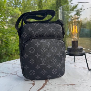 Мужская мини сумка планшет стиль Луи Витон, сумка-планшет стильная на плечо