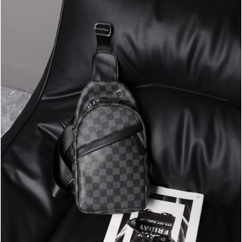 Мужская сумка бананка слинг на грудь клетка, нагрудная барсетка