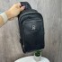 Мужская кожаная бананка черная Bally, сумка барсетк на грудь