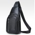 Мужская сумка бананка Jeep на грудь экокожа Черный