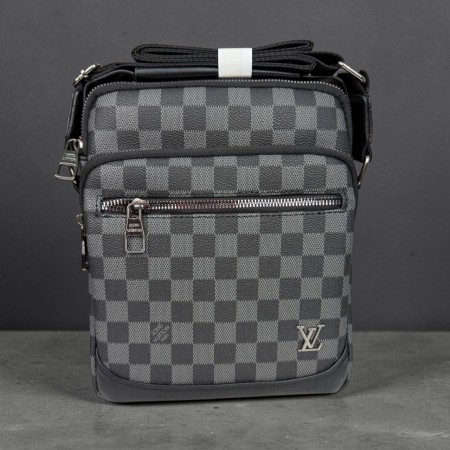 Стильная мужская сумка планшетка стиль Луи Витон, качественная барсетка на плечо