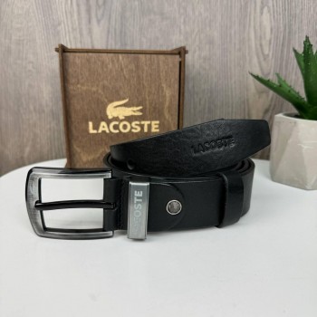 Классический мужской кожаный ремень широкий стиль Лакоста Крокодил Lacoste премиум качество Классический мужской кожаный ремень широкий стиль Лакоста Крокодил Lacoste премиум качество