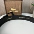 Классический мужской кожаный ремень широкий стиль Лакоста Крокодил Lacoste премиум качество