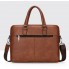 Мужской деловой портфель для документов Jeep формат А4, сумка офисная для работы мужская Светло-коричневый