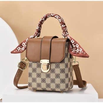 Детская мини сумочка клатч на плечо, маленькая сумка для девочек Светлый с рыжим