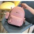 Стильный детский рюкзак для девочек с брелком, девочковый рюкзачок набор с кошельком ключницей мини портфель