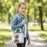 Детская маленькая сумочка на плечо с мишкой, мини сумка для девочек с нашивкой мишка Белый
