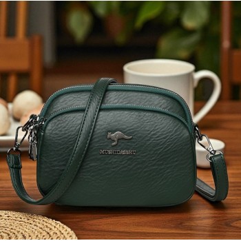 Детская мини сумочка на плечо Кенгуру, маленькая сумка для девочек Зеленый