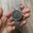 Женские наручные часы с камушками люкс качество на металлическом ремешке Серебро с черным