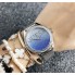 Женские наручные часы под Guess Серебро с синим