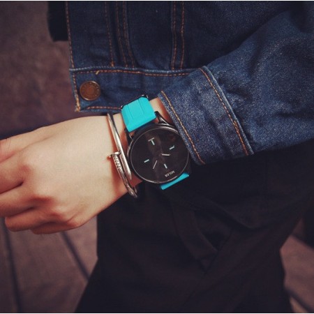 Парные силиконовые часы Miler Синий