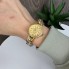 Женские наручные часы металлические стиль Versace, часы браслет Версачи золото серебро Золото