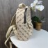 Модный женский мини рюкзачок Гесс, маленький рюкзак прогулочный Guess стиль Бежевый