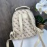 Модный женский мини рюкзачок Гесс, маленький рюкзак прогулочный Guess стиль Бежевый