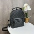 Качественный женский мини рюкзак прогулочный под Луи Витон, рюкзачок для девушек Черный