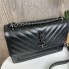 Качественная женская мини сумочка на цепочке YSL Черный с никелем