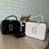 Стильная женская мини сумочка через плечо Marc Jacobs, каркасная сумка черная белая