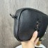 Кожаная женская мини сумочка клатч YSL, маленькая сумка из натуральной кожи Черный